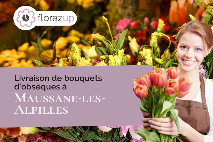 gerbes de fleurs pour un décès à Maussane-les-Alpilles (Bouches-du-Rhône/13520)