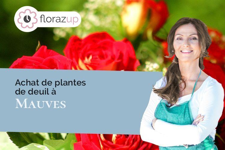 couronnes florales pour un décès à Mauves (Ardèche/07300)