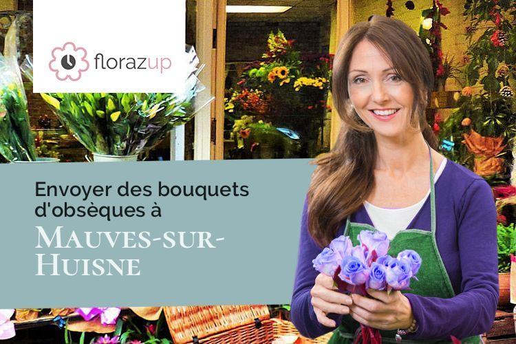créations florales pour des obsèques à Mauves-sur-Huisne (Orne/61400)