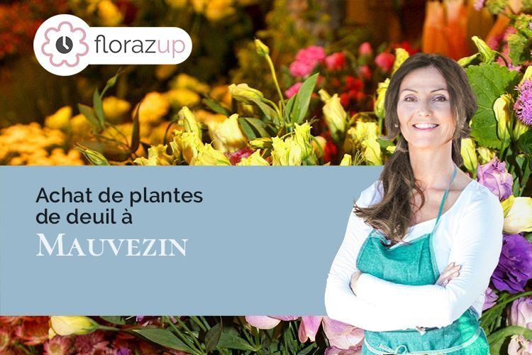 croix de fleurs pour des funérailles à Mauvezin (Gers/32120)