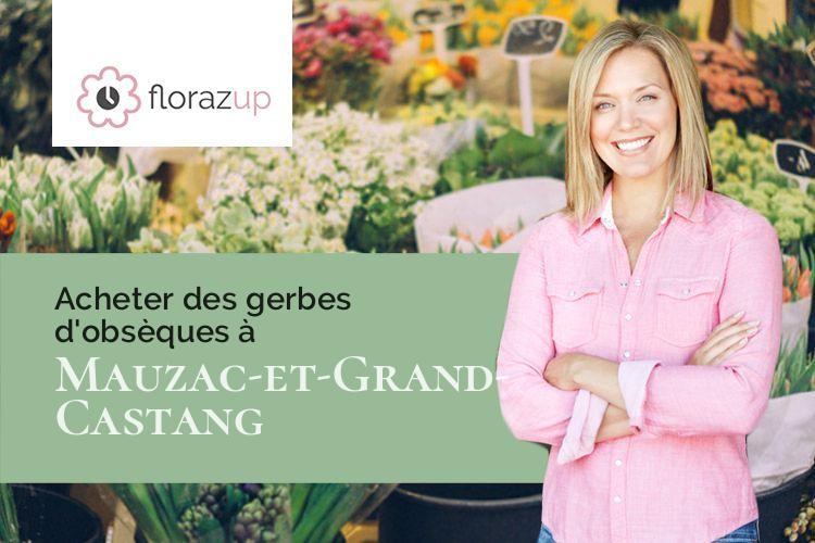 compositions florales pour un décès à Mauzac-et-Grand-Castang (Dordogne/24150)