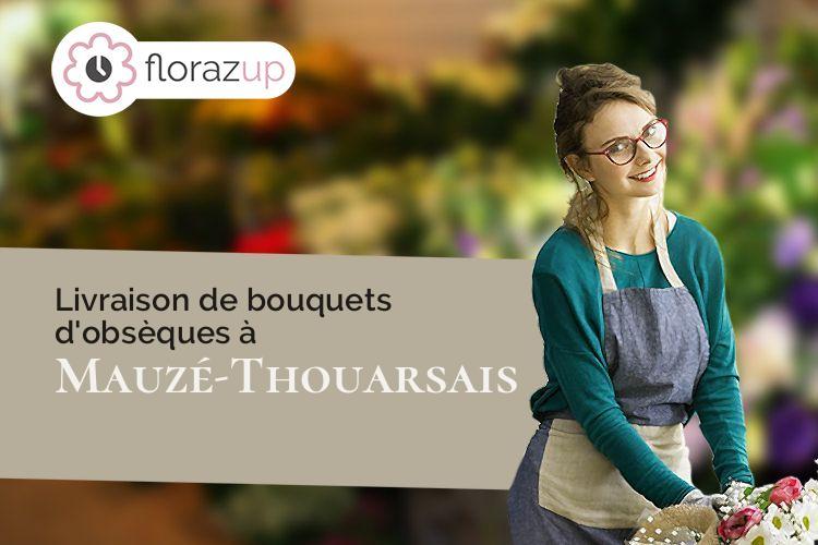 couronnes florales pour un deuil à Mauzé-Thouarsais (Deux-Sèvres/79100)