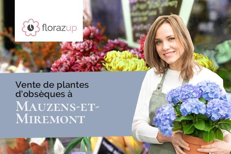 gerbes de fleurs pour des obsèques à Mauzens-et-Miremont (Dordogne/24260)