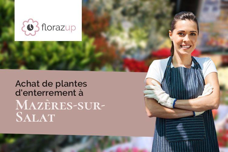 couronnes florales pour des obsèques à Mazères-sur-Salat (Haute-Garonne/31260)