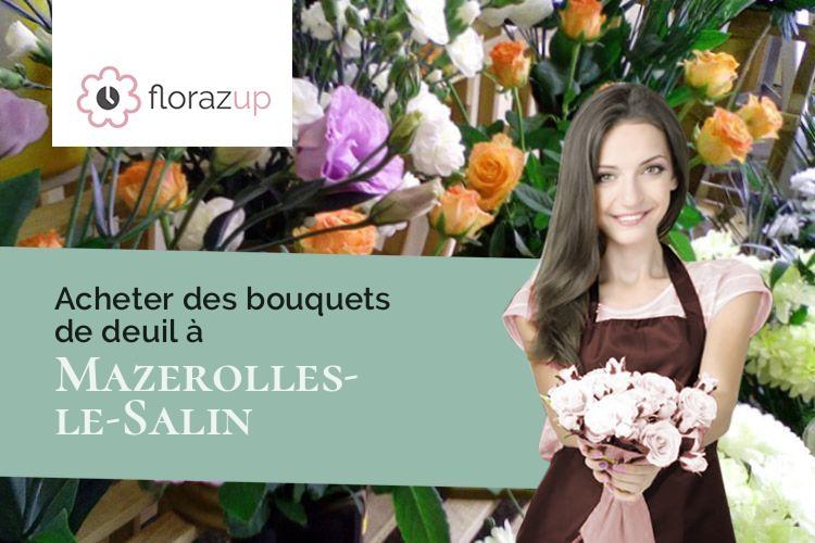 couronnes de fleurs pour des obsèques à Mazerolles-le-Salin (Doubs/25170)