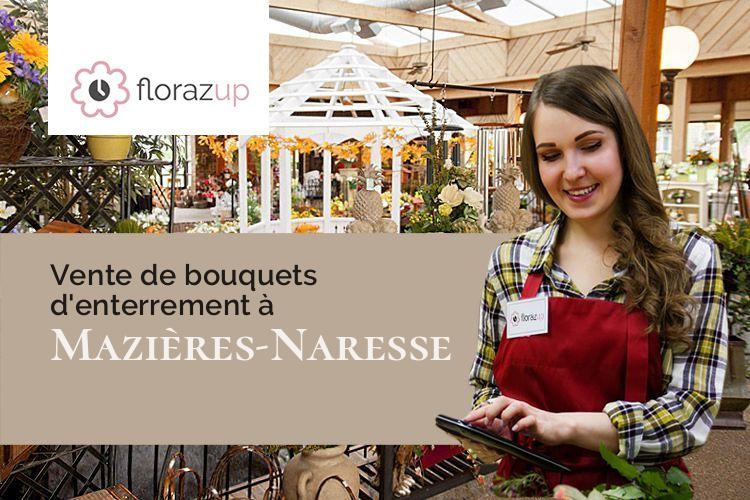 gerbes de fleurs pour un deuil à Mazières-Naresse (Lot-et-Garonne/47210)