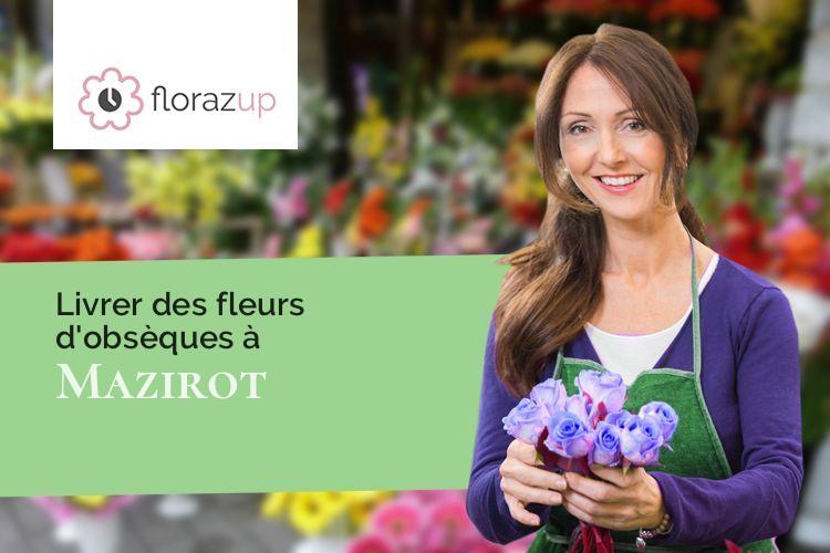 compositions de fleurs pour un enterrement à Mazirot (Vosges/88500)