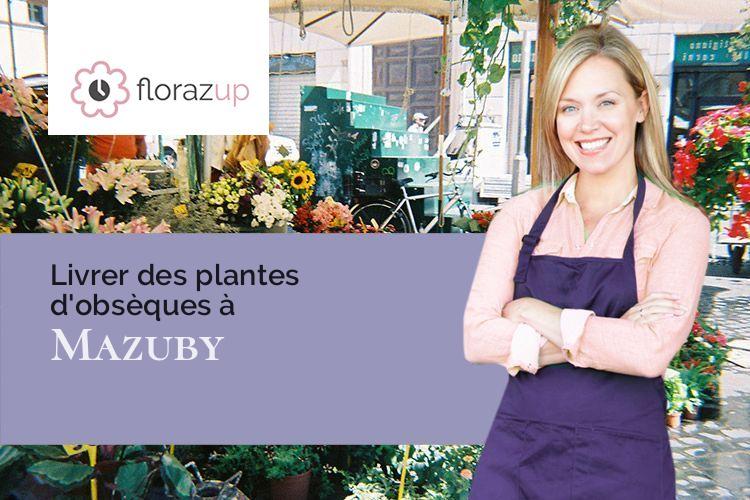 créations florales pour un deuil à Mazuby (Aude/11140)