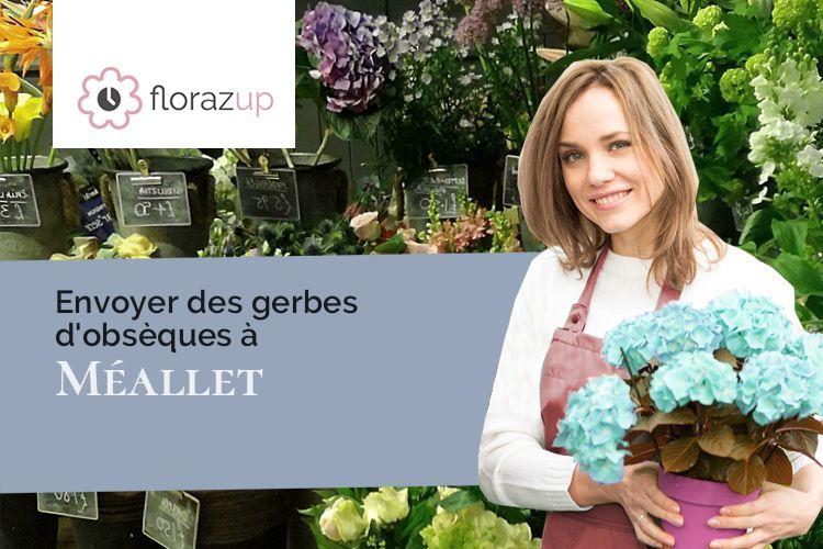 bouquets de fleurs pour un décès à Méallet (Cantal/15200)
