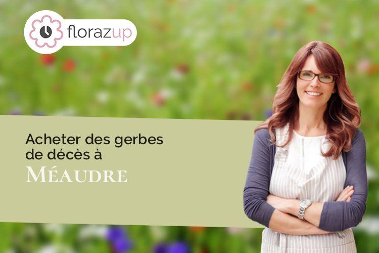 couronnes florales pour des funérailles à Méaudre (Isère/38112)