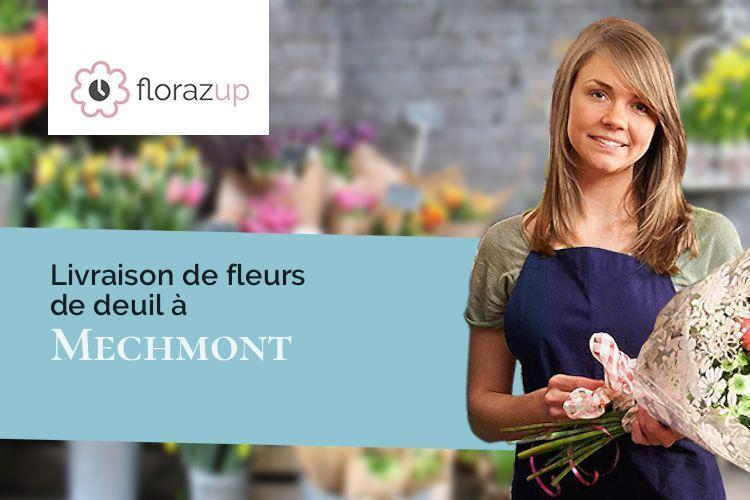 gerbes de fleurs pour une crémation à Mechmont (Lot/46150)