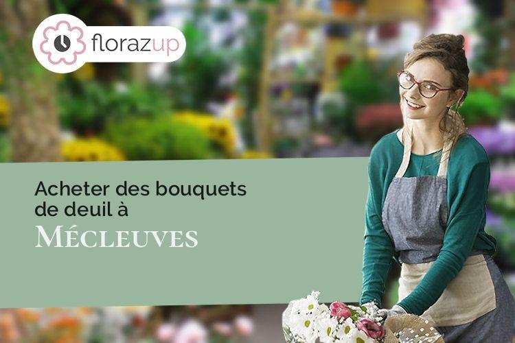 créations florales pour des funérailles à Mécleuves (Moselle/57245)