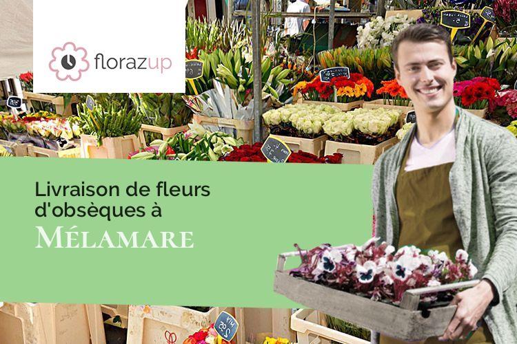 créations de fleurs pour une crémation à Mélamare (Seine-Maritime/76170)