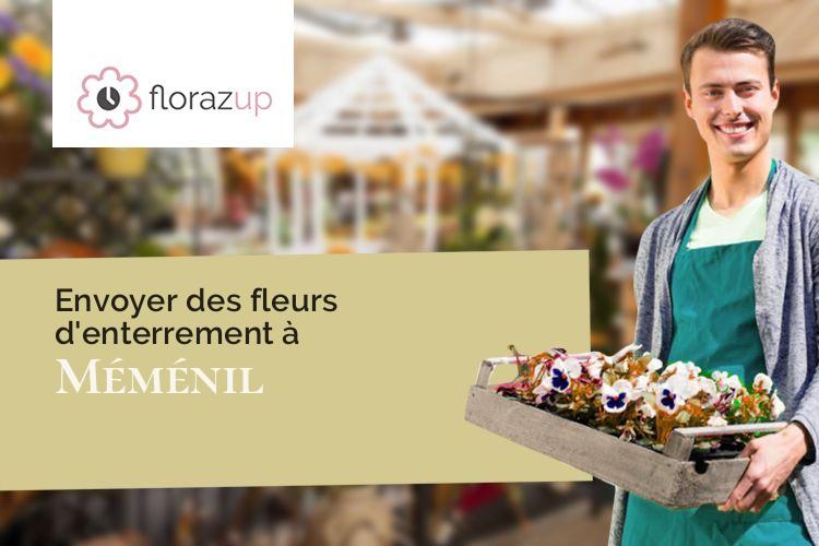 gerbes de fleurs pour des obsèques à Méménil (Vosges/88600)