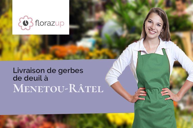 gerbes de fleurs pour un deuil à Menetou-Râtel (Cher/18300)
