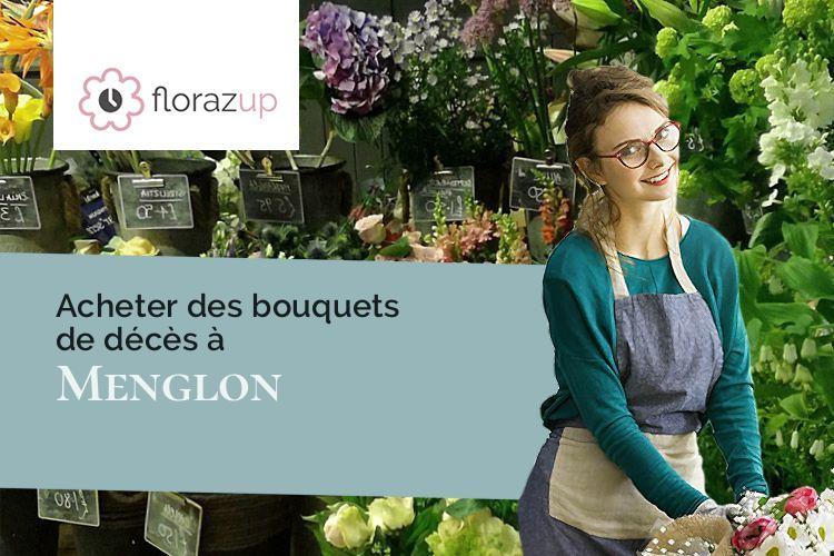 coeurs de fleurs pour un deuil à Menglon (Drôme/26410)