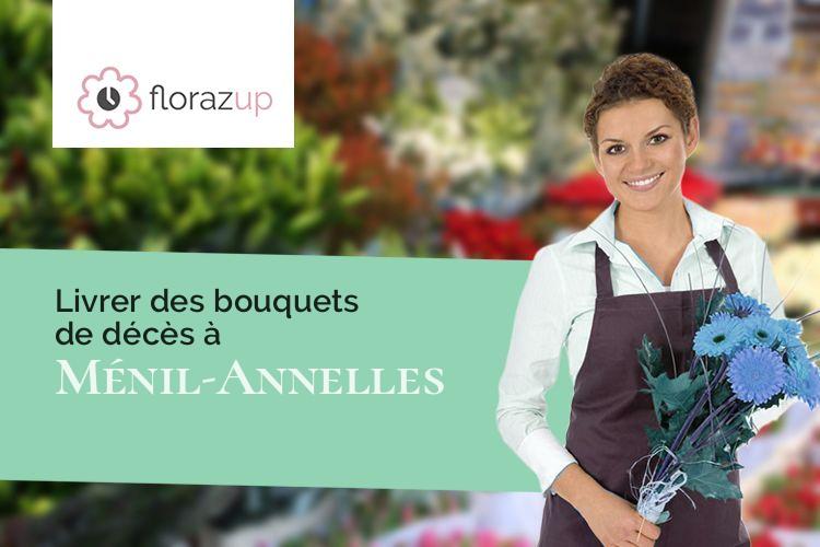 coeurs de fleurs pour un décès à Ménil-Annelles (Ardennes/08310)