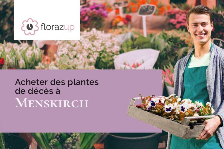 compositions florales pour un décès à Menskirch (Moselle/57320)