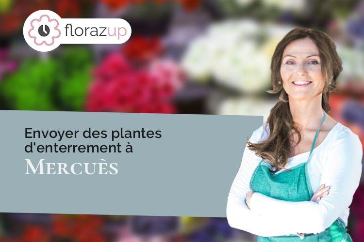 bouquets de fleurs pour une crémation à Mercuès (Lot/46090)