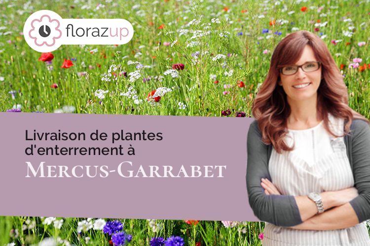 coeur de fleurs pour des obsèques à Mercus-Garrabet (Ariège/09400)