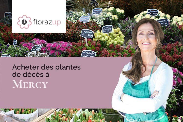 bouquets de fleurs pour des funérailles à Mercy (Allier/03340)