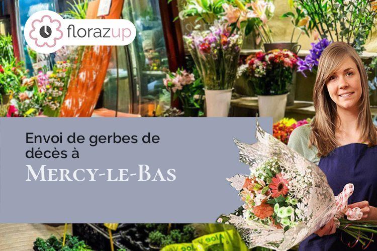 couronnes florales pour une crémation à Mercy-le-Bas (Meurthe-et-Moselle/54960)