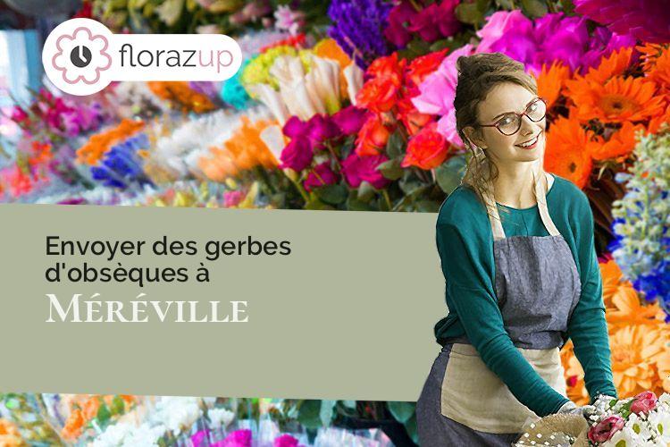 compositions de fleurs pour des obsèques à Méréville (Essonne/91660)