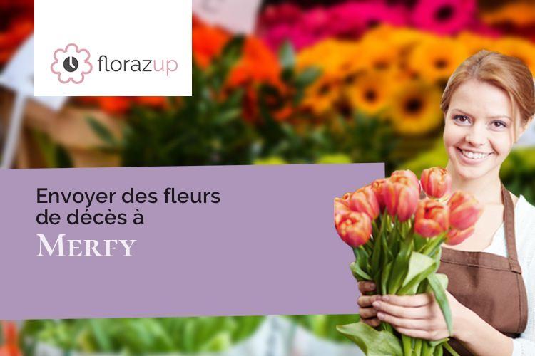 gerbes de fleurs pour un décès à Merfy (Marne/51220)