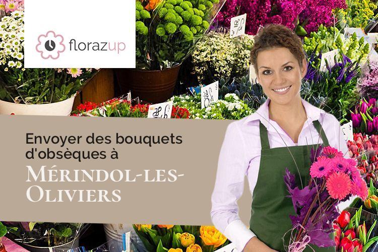 créations de fleurs pour un enterrement à Mérindol-les-Oliviers (Drôme/26170)
