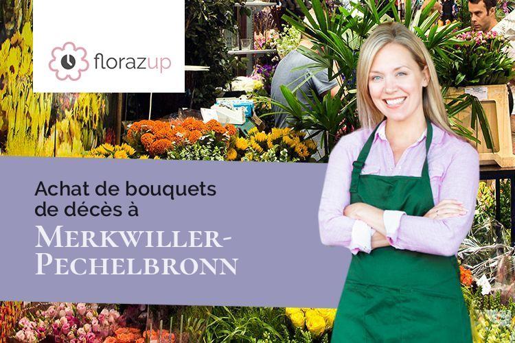 créations florales pour des obsèques à Merkwiller-Pechelbronn (Bas-Rhin/67250)