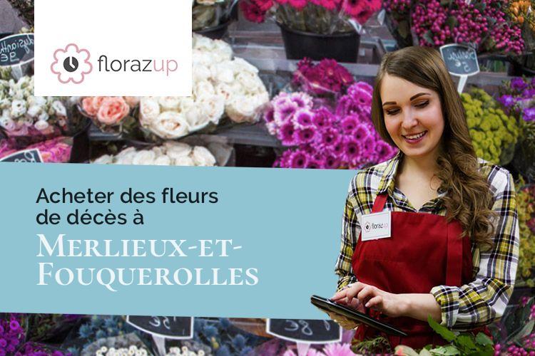gerbes de fleurs pour une crémation à Merlieux-et-Fouquerolles (Aisne/02000)