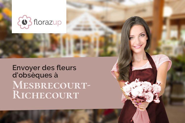 créations florales pour un deuil à Mesbrecourt-Richecourt (Aisne/02270)