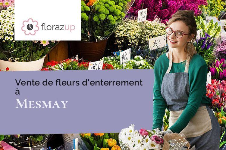 créations florales pour des obsèques à Mesmay (Doubs/25440)