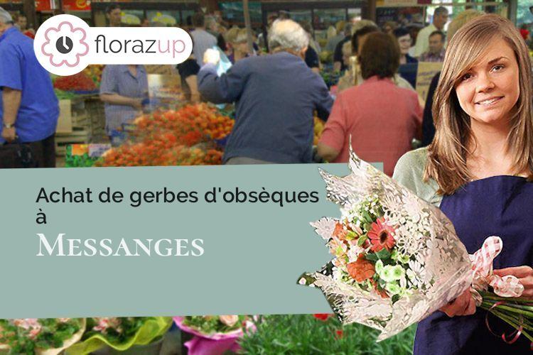 créations de fleurs pour des funérailles à Messanges (Landes/40660)