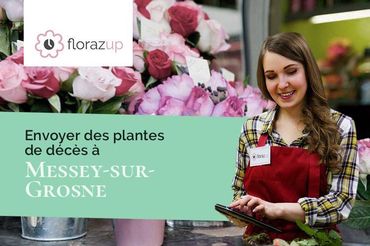 coupes de fleurs pour des obsèques à Messey-sur-Grosne (Saône-et-Loire/71940)