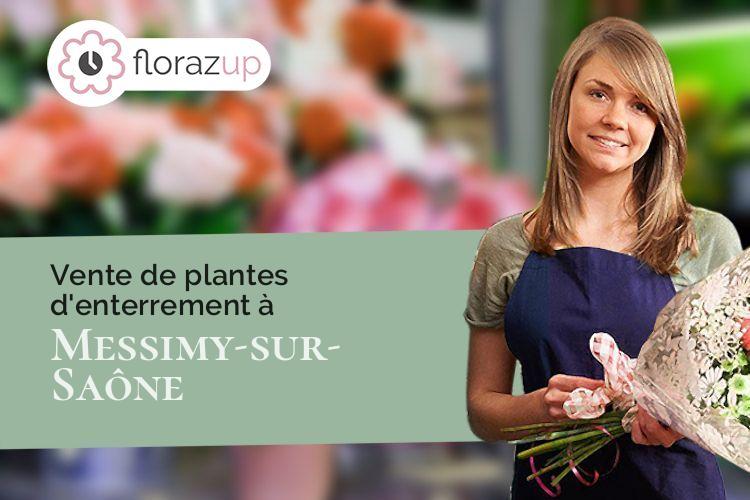 coupes de fleurs pour un décès à Messimy-sur-Saône (Ain/01480)