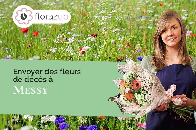couronnes florales pour un décès à Messy (Seine-et-Marne/77410)