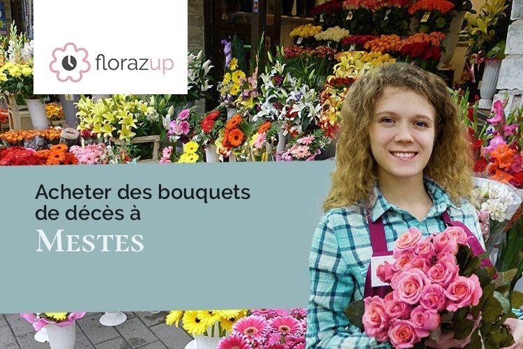 bouquets de fleurs pour un décès à Mestes (Corrèze/19200)