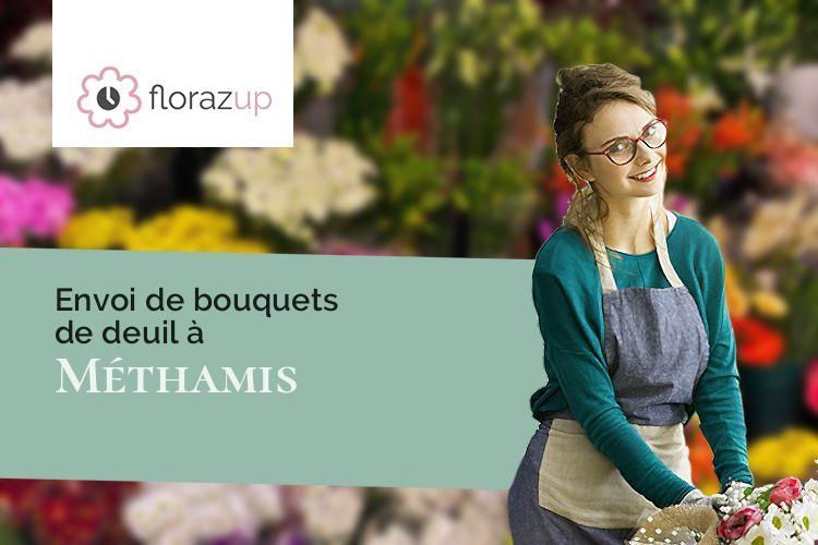 coeurs de fleurs pour un deuil à Méthamis (Vaucluse/84570)