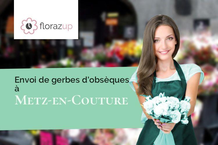 créations de fleurs pour un enterrement à Metz-en-Couture (Pas-de-Calais/62124)