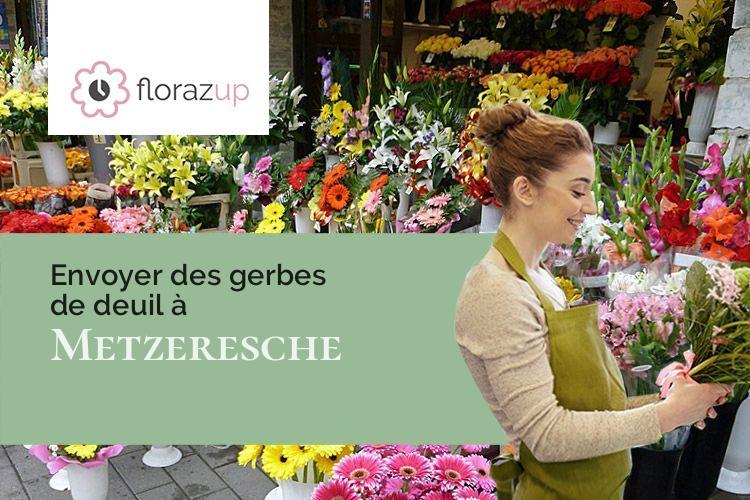 gerbes de fleurs pour un décès à Metzeresche (Moselle/57920)