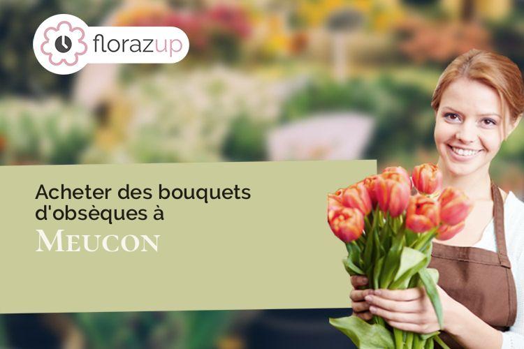 bouquets de fleurs pour un décès à Meucon (Morbihan/56890)