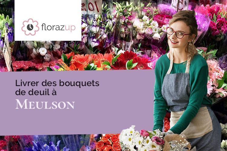 compositions florales pour des funérailles à Meulson (Côte-d'Or/21510)