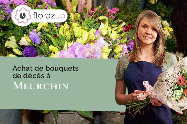 gerbes de fleurs pour une crémation à Meurchin (Pas-de-Calais/62410)