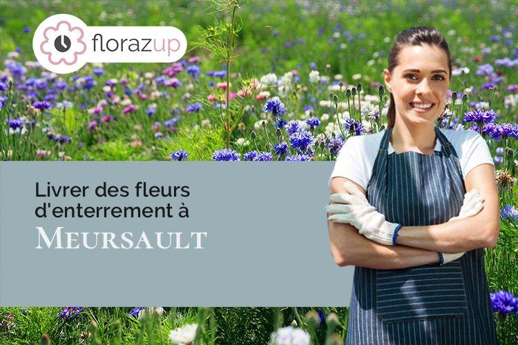 couronnes florales pour une crémation à Meursault (Côte-d'Or/21190)