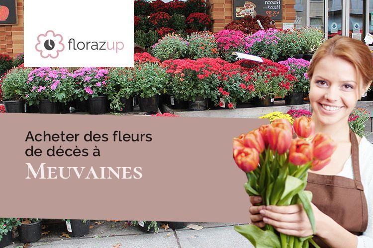 compositions de fleurs pour une crémation à Meuvaines (Calvados/14960)