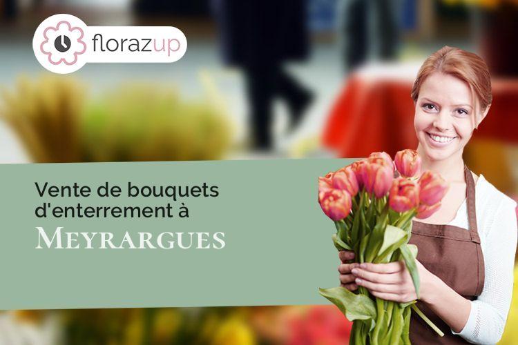 couronnes florales pour un enterrement à Meyrargues (Bouches-du-Rhône/13650)