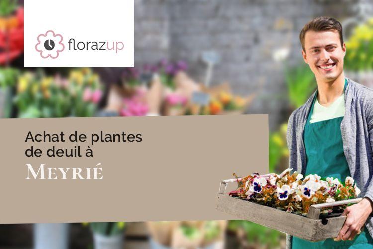 compositions de fleurs pour un deuil à Meyrié (Isère/38300)