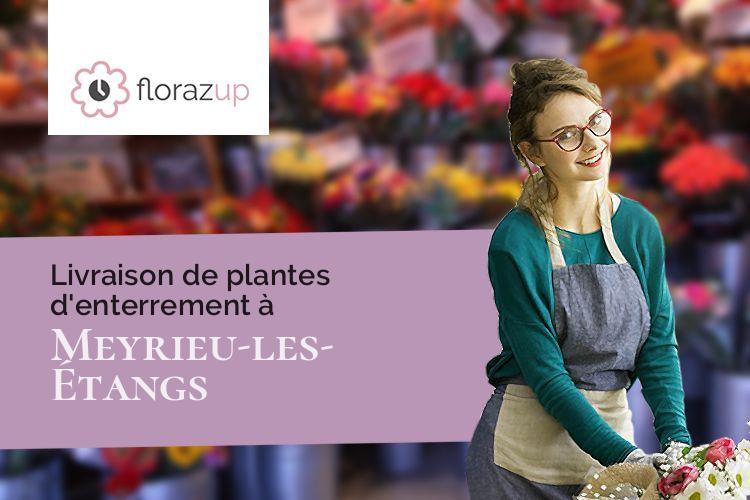 compositions florales pour des obsèques à Meyrieu-les-Étangs (Isère/38440)