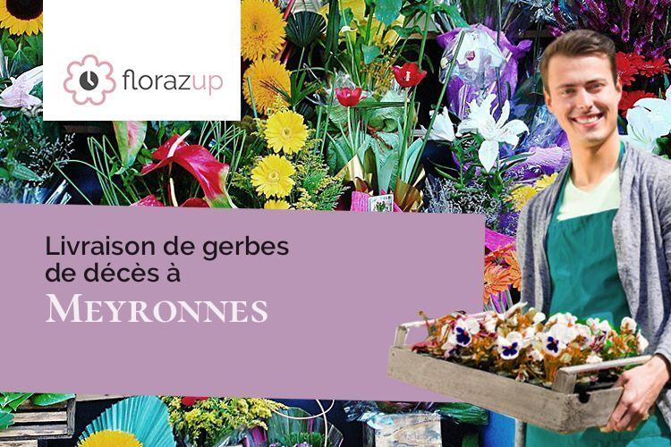 bouquets de fleurs pour une crémation à Meyronnes (Alpes-de-Haute-Provence/04540)